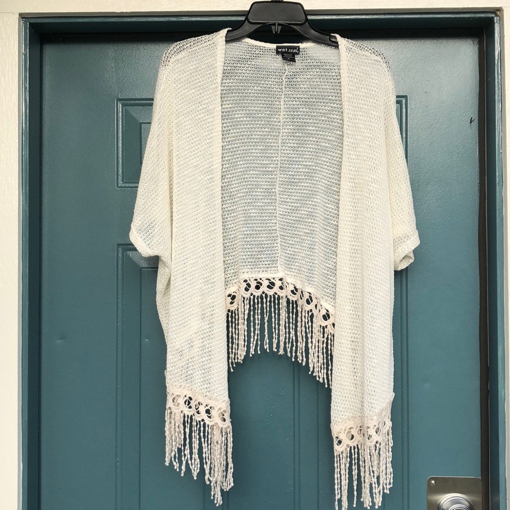White Lace Cardigan